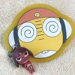 ケロロ軍曹 クルル曹長コースター ギロロ伍長キーホルダー