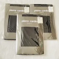 【M〜L】ピエールカルダン サポートプレーンタイツ 40デニール 3足組