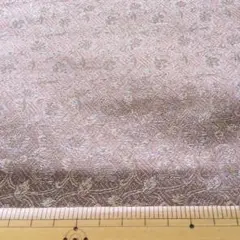 30 × 60 cm 小花唐草　銀色箔 （和紙裏打付）