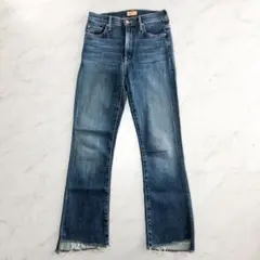 MOTHER THE INSIDER CROP STEP FRAY 26 ブルー