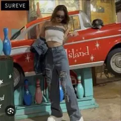 【出品6/16まで】SUREVE ワイドデニムパンツ shoko availのサムネイル