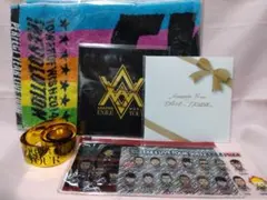 EXILE未開封CD マフラータオル ヘアゴム 金テープ ステッカー ポーチ