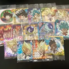 ドラゴンボール超戦士シールウエハース超 超絶感謝の十周年　１４種セット