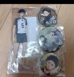 ハイキュー　赤葦京治　アクスタ　缶バッジ　Autumn&Winter