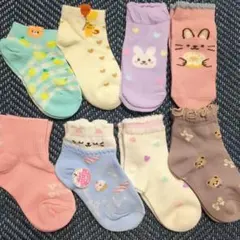 【新品未使用】キッズ靴下8足セット　15〜20cm　女の子　②