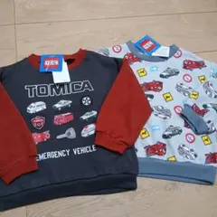 トミカ　起毛　トレーナー　2点セット