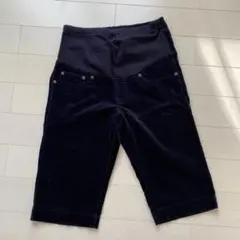 無印良品 黒 マタニティパンツ S-M