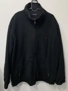 NAUTICA フリース　リバーシブルジャケット ブラック