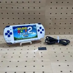 動作品 / 点検・整備済み psp3000 本体 ホワイト×ブルー（付属品あり）