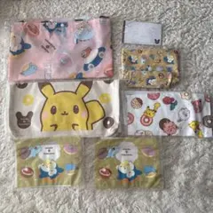 お値下げ★ミスド福袋　ポケモン　トートバッグ エコバッグ　タオル ポーチ メモ