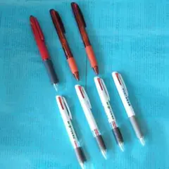 中古　２色ボールペン　7本セット　製薬会社