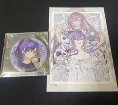 プロセカ　ニーゴ　朝比奈　まふゆ　巡音ルカ　缶バッジ　ポストカード