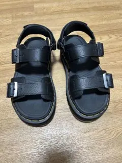 Dr. Martens SAN 2 ストラップ サンダル ブラック UK6 - メルカリ