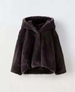 ZARA フェイクファージャケット　164cm