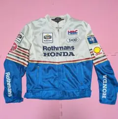 【稀少】Rothmans HONDA Racing ナイロンジャケット L Yahoo!オークション -「ロスマンズ ジャケット」(バイクウエア、装備