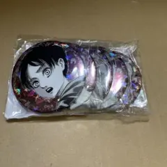 進撃の巨人 eren birthday ホログラムビッグ　缶バッジ