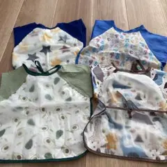 子供用お食事エプロン4枚セット