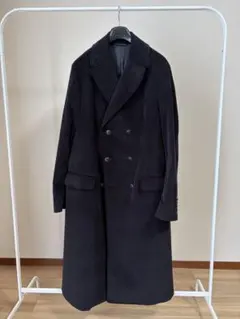 BURBERRY LONDON ロングコート キュプラ ブラック 刺繍あり【8