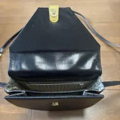 YVES SAINT LAURENT ヴィンテージ ショルダーバッグ ブラック