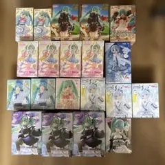 初音ミク　フィギュアセット　Fashion AMP 雪ミク　　Punk ぬースト