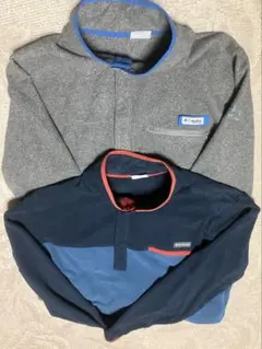 コロンビアハーフジップフリースジャケットXLサイズを2枚