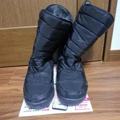 スノーブーツ　黒　24-24.5