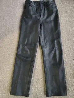 良品 All American Rider レザーパンツ 黒 表記34 良品 All American Rider レザーパンツ 黒 表記34 - メルカリ