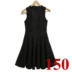 美品 ラルフローレン ワンピース 150 黒 フォーマル セレモニー ブラック