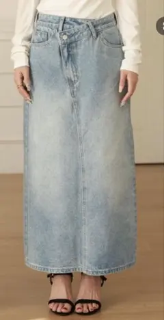 DAY CLOSET クロスデザイン デニムスカートのサムネイル