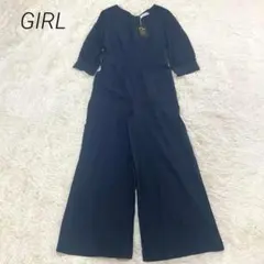 GIRL レース　ジャンプスーツ パンツドレス 結婚式 2XL