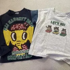 moujonjon Tシャツ 西松屋　Tシャツ　2枚セット　100cmのサムネイル