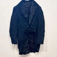 アンティーク調 モーニングコート ダブルブレスト 衣装 ブラック 黒