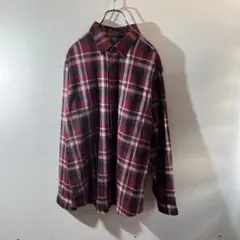 Eddie Bauer チェック柄フランネルチェックシャツ L