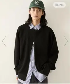 JUNRED フロントジップ　トップスのサムネイル
