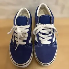 Vans キッズ スニーカー 青　21 オールドスクール