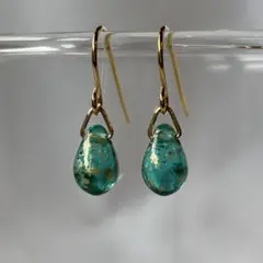 ≪315 グリーン≫レジンピアス 350円 - メルカリ