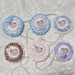 マタニティマーク　ロゼット　キーホルダー