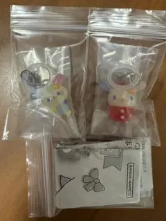 ウサハナ めじるしアクセサリー 2種 ゆるっと いちご