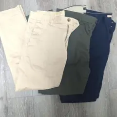 BANANA REPUBLIC スリムチノパン 3色セット