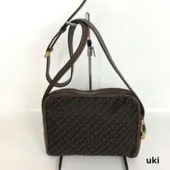 美品！ ロエベ ショルダーバッグ アナグラム ブラウン 90as - メルカリ