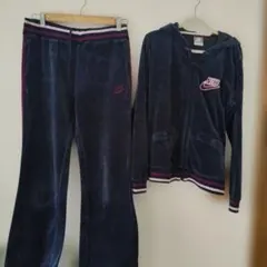 Nike レディース　ベロアジャージ上下セット L