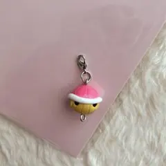 スーパーマリオブラザーズ ワンダー つながリングチャーム　ピンクこうら