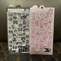 ボンボンドロップシール　FUN ぶらっくボンボン　がーりーボンボン