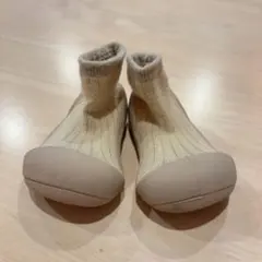 Attipas ベビーシューズ ベージュ 11.5cm