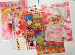 なかよし 1997年キャラクタークリアファイル5枚セット　応募者全員サービス