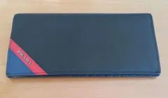 PRADA サフィアーノ 三角プレート 長財布 黒 赤 青