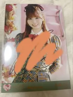 イコラブ 生写真 大場花菜 直筆 チュウ