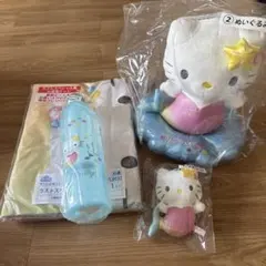 一番くじ ハローキティ 置き時計 ウォーターボトル ラストスペシャル賞
