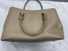 COCOCELUX GOLD ココセリュクスゴールドハンドバッグベージュ