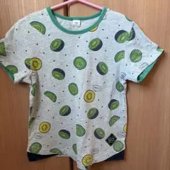 キムラタン La Chiave キウイ柄 Tシャツ 130cm グレーのサムネイル